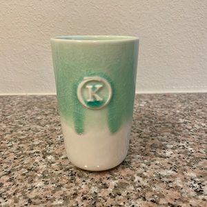 Anthropologie monogram cup